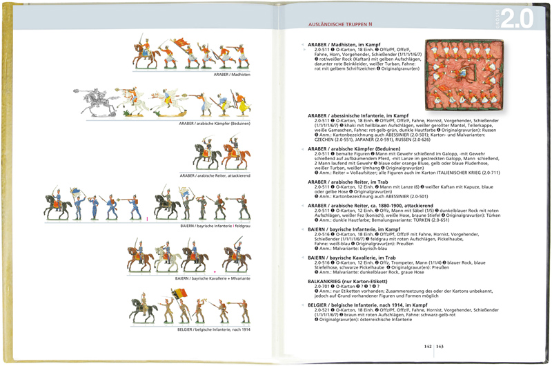 CATALOGUE of all figures and vintage boxes /Size II